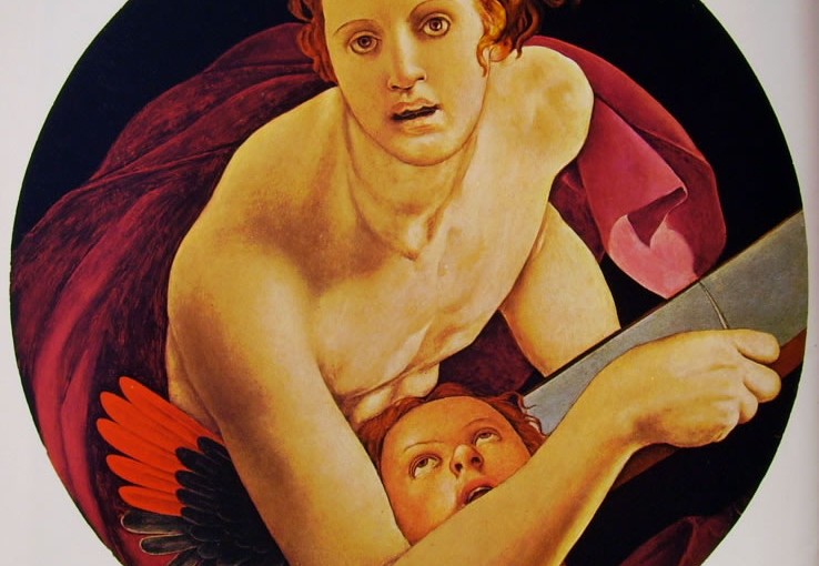 Bronzino: Gli Evangelisti di Santa Felicita (San Matteo), cm. 70, Chiesa di Santa Felicita, Firenze